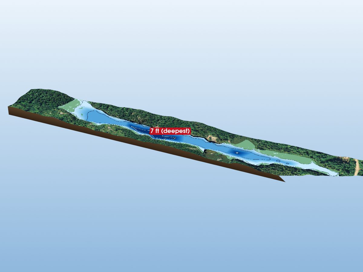 Depth map of Unnamed lake 16-3478-53857