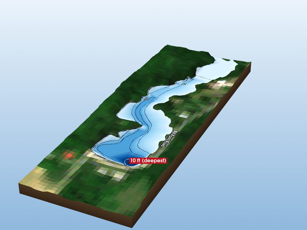 Depth map of Victoria Conservation Area