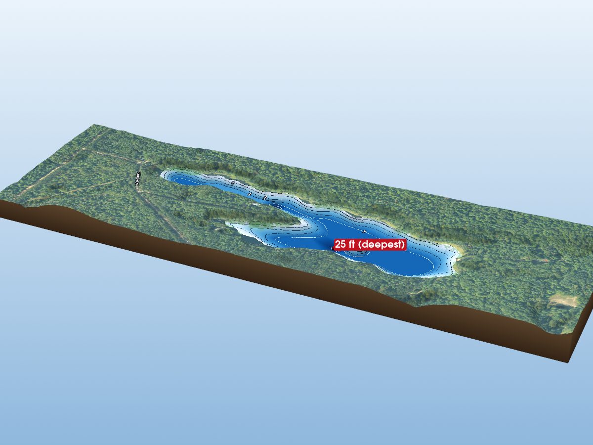 Depth map of Viking Lake