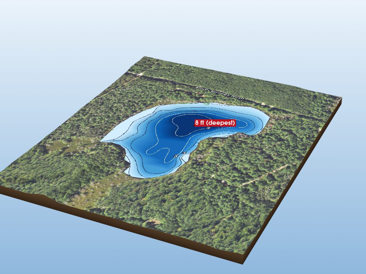 Depth map of Walker Lake