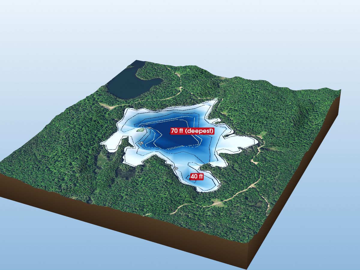 Depth map of Wet Lake
