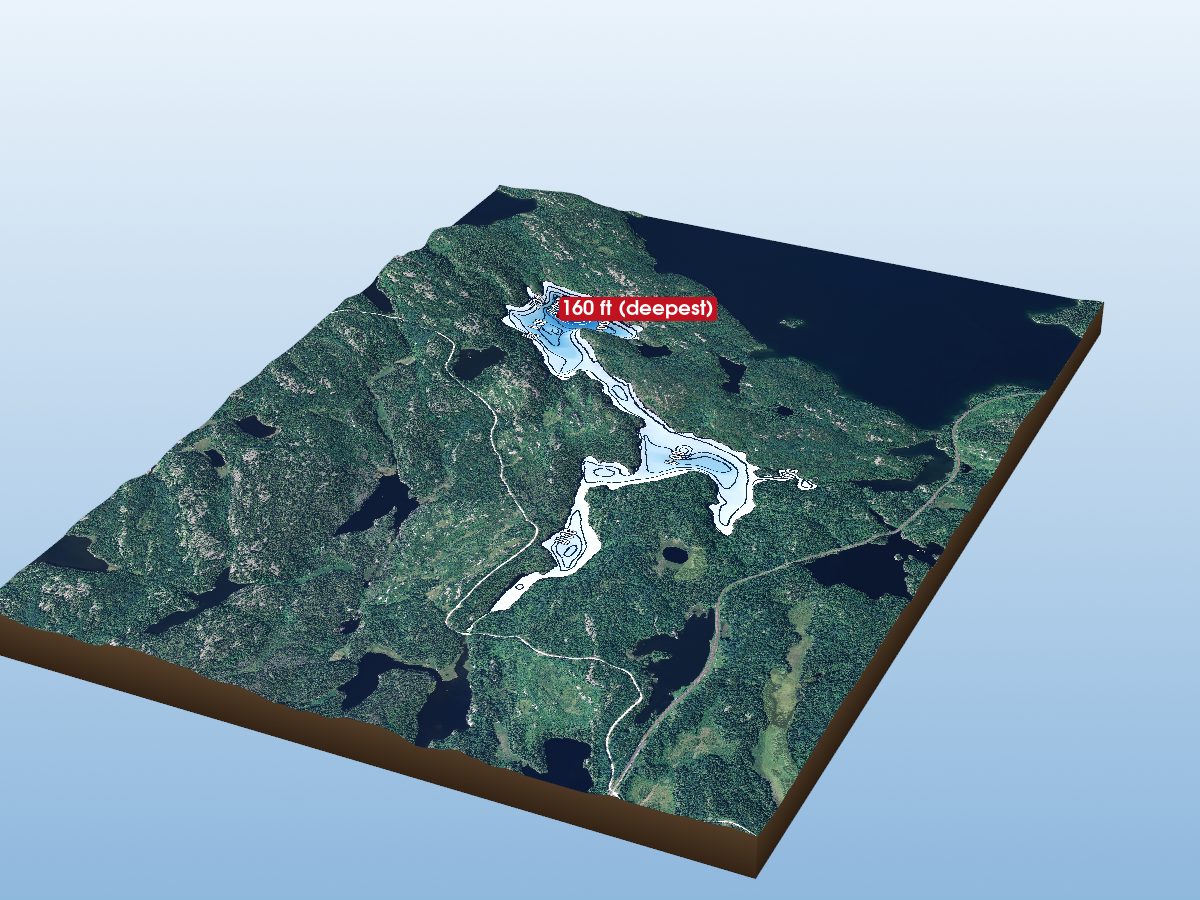 Depth map of Windermere